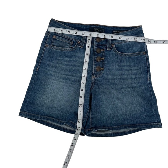 Jessica Simpson Vintage High Waisted Button Fly Jean Shorts Size 27 Women’s - Picture 6 of 7